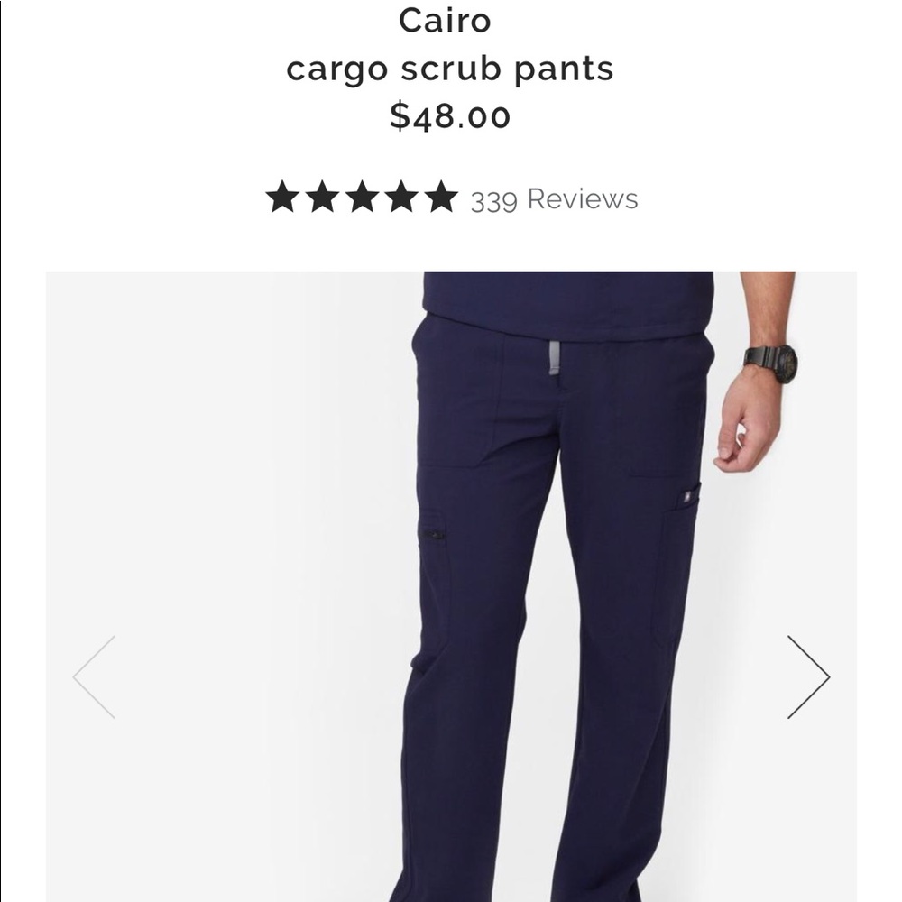 Figs XL Cairo scrub pant- Navy